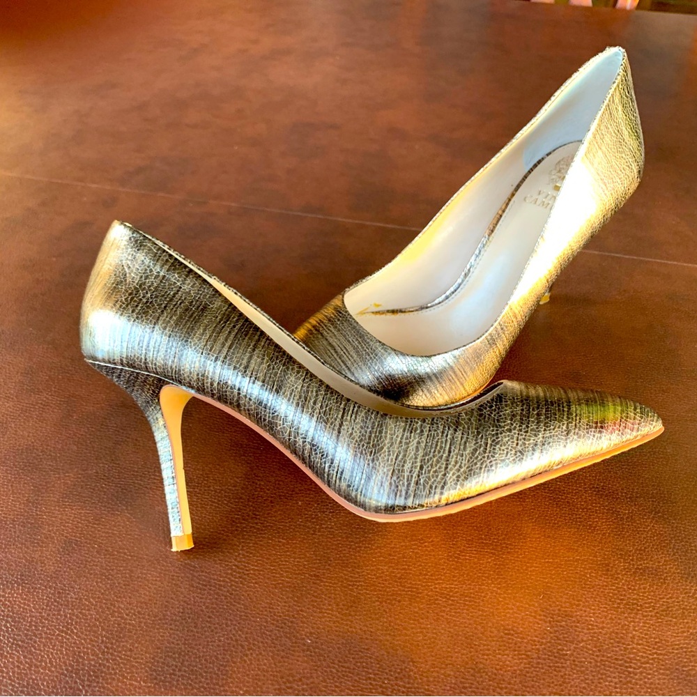 Vince Camuto high-heeled shoes.